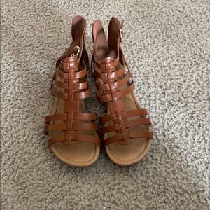brown gladiator Sandals